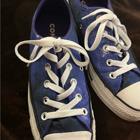 Converse Women’s Galaxy Purple Sneakers - Picture 1 of 9